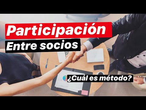 Reparto de activos entre los socios.