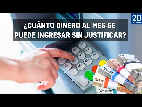 ¿Qué cantidad de dinero se puede tener en casa?