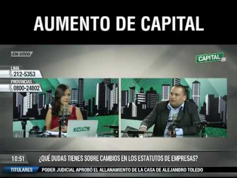 Aumento de capital social en Sociedades Limitadas