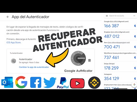 Autenticador de Google: Cambio de teléfono