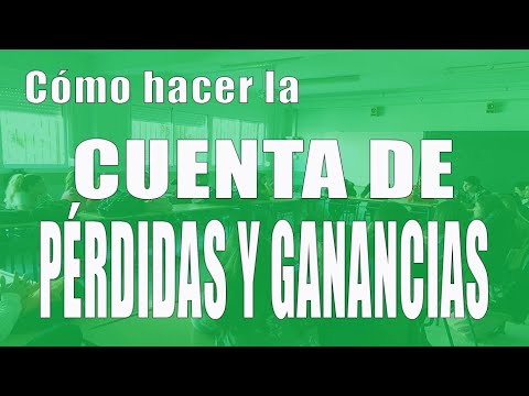 Cuenta de pérdidas y ganancias - Contabilidad