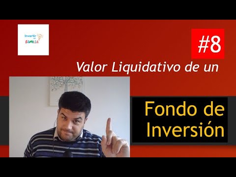 Valores liquidativos de fondos de inversión